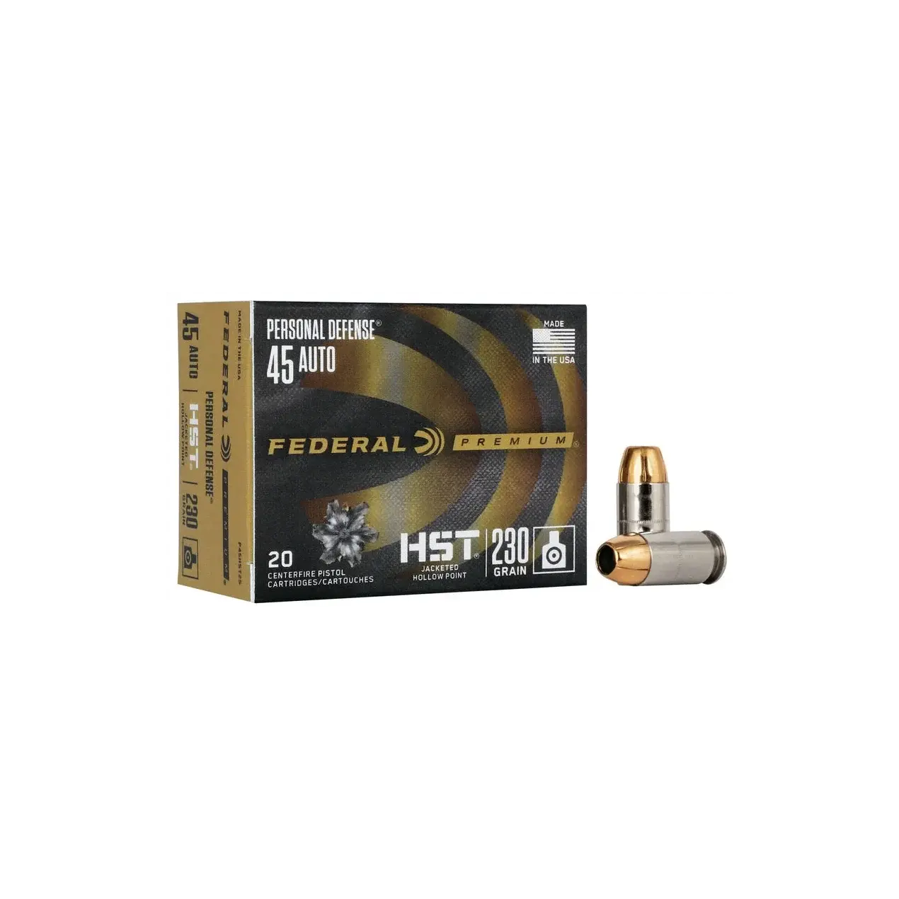 FEDERAL PREMIUM HST 45 AUTO 230 GRAIN HST JHP