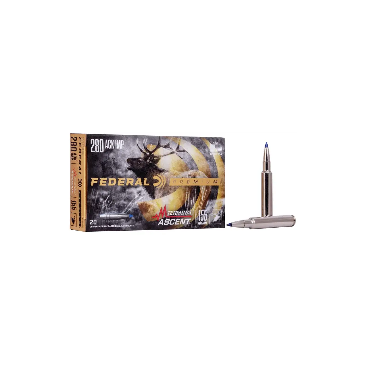 FEDERAL TERMINAL ASCENT 280 ACK IMP 155GR