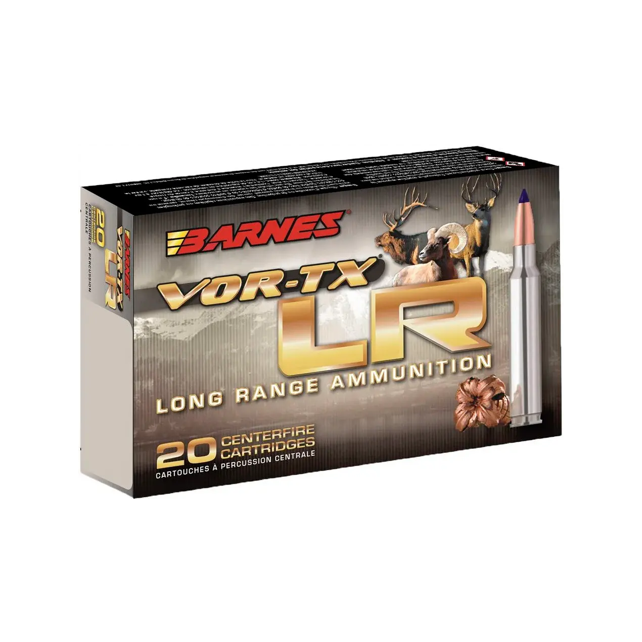 BARNES VOR-TX LONG RANGE 7MM REM MAG 139GR LRX BT