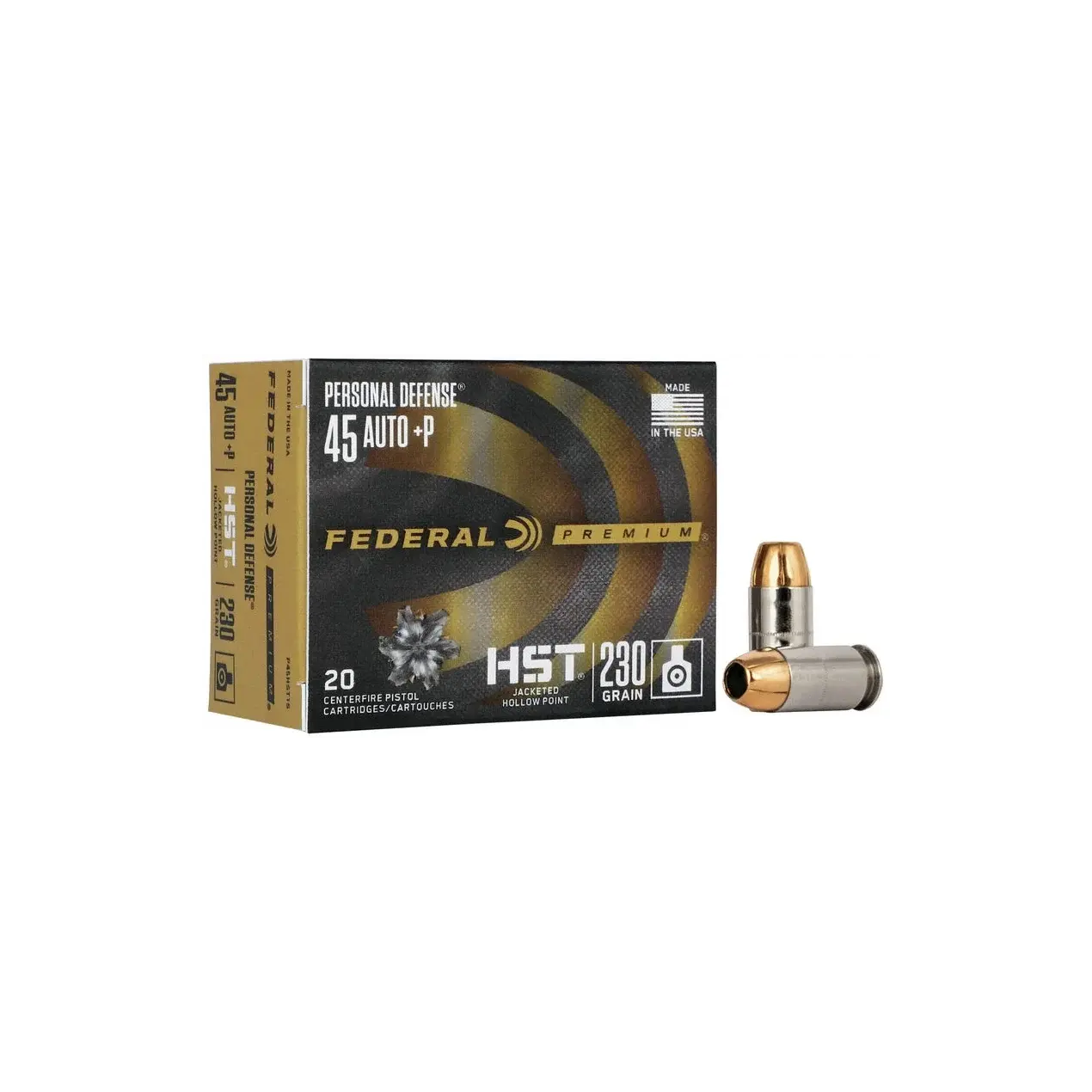 FEDERAL PREMIUM HST 45 AUTO +P 230 GRAIN HST JHP