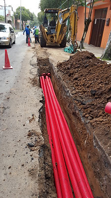 Construcción de banco de ductos