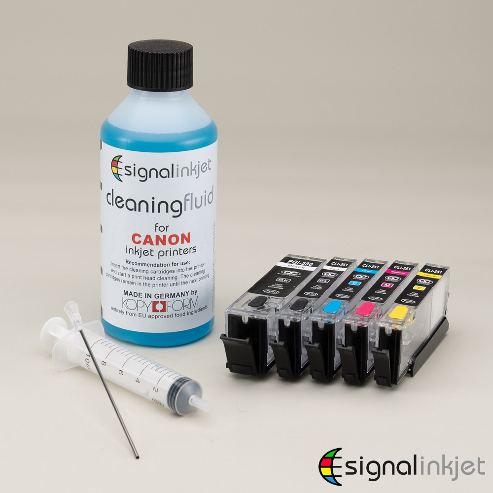 Cleaning Cartridge 250ml Set 550/551