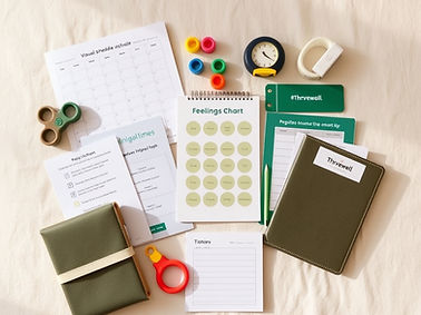 Create a clean, uplifting image of a chi