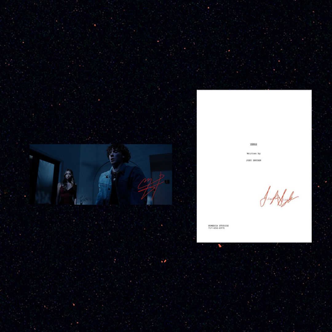 Autographed Script +Gloss Printed Still