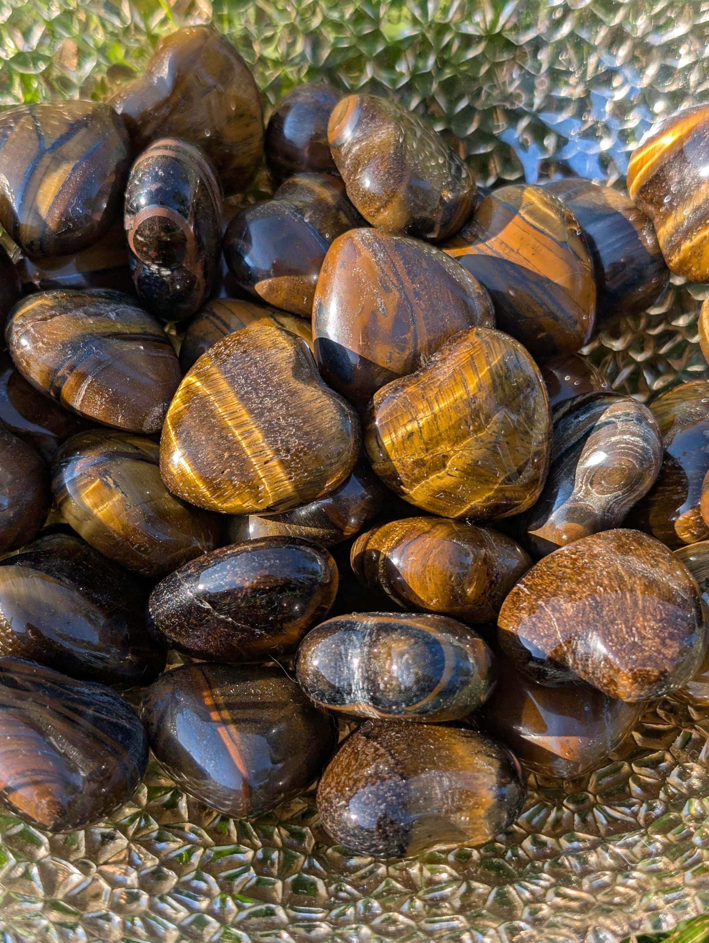 Tigers Eye Heart