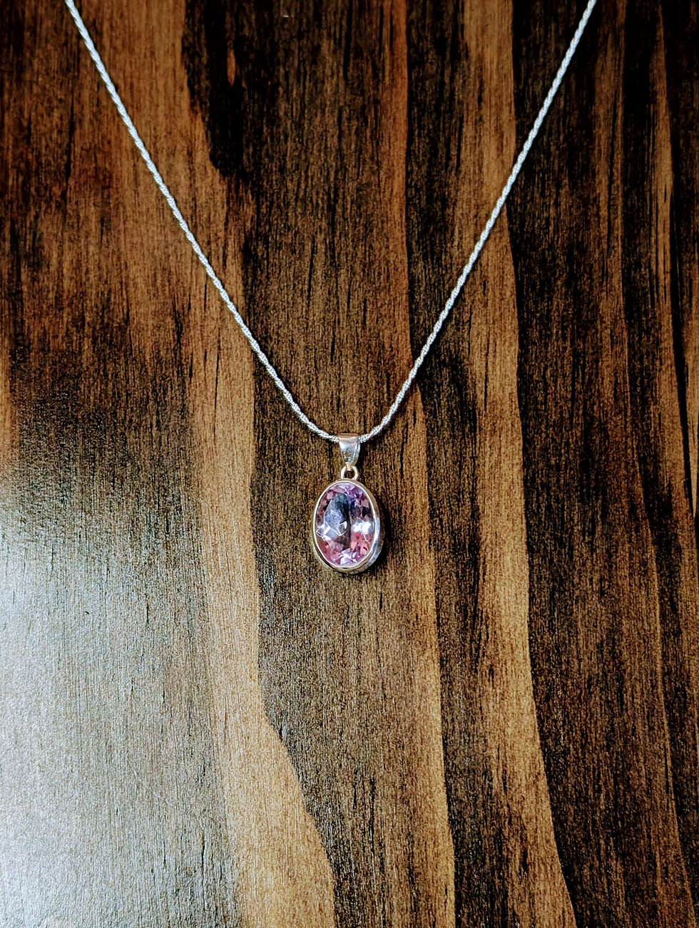Thumbnail: Amethyst Silver Necklace 