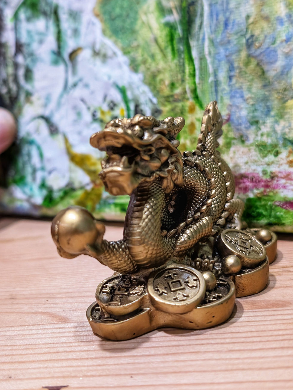Thumbnail: Money Dragon Polynesian Figurine