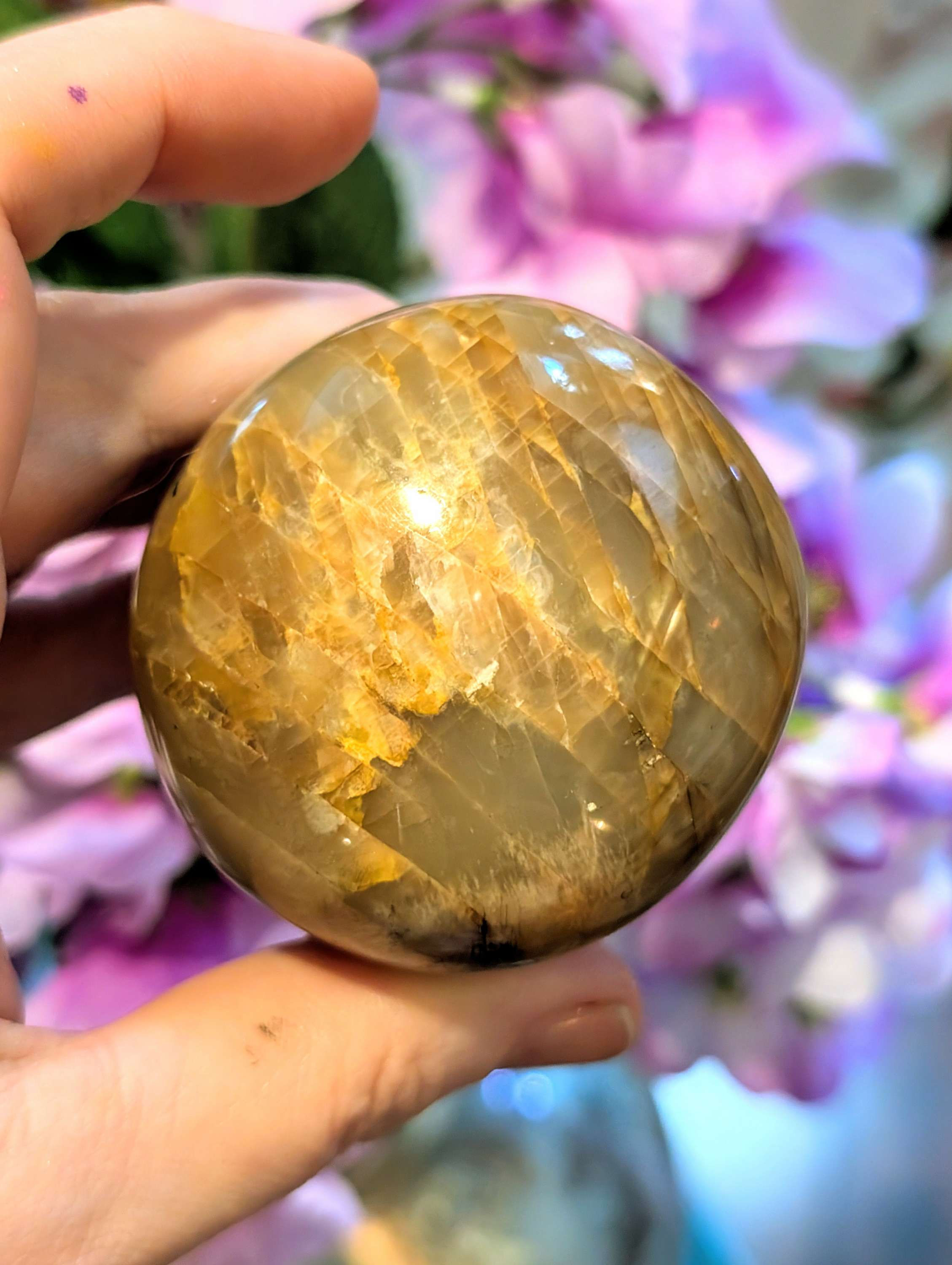 Peach Moonstone Palm
