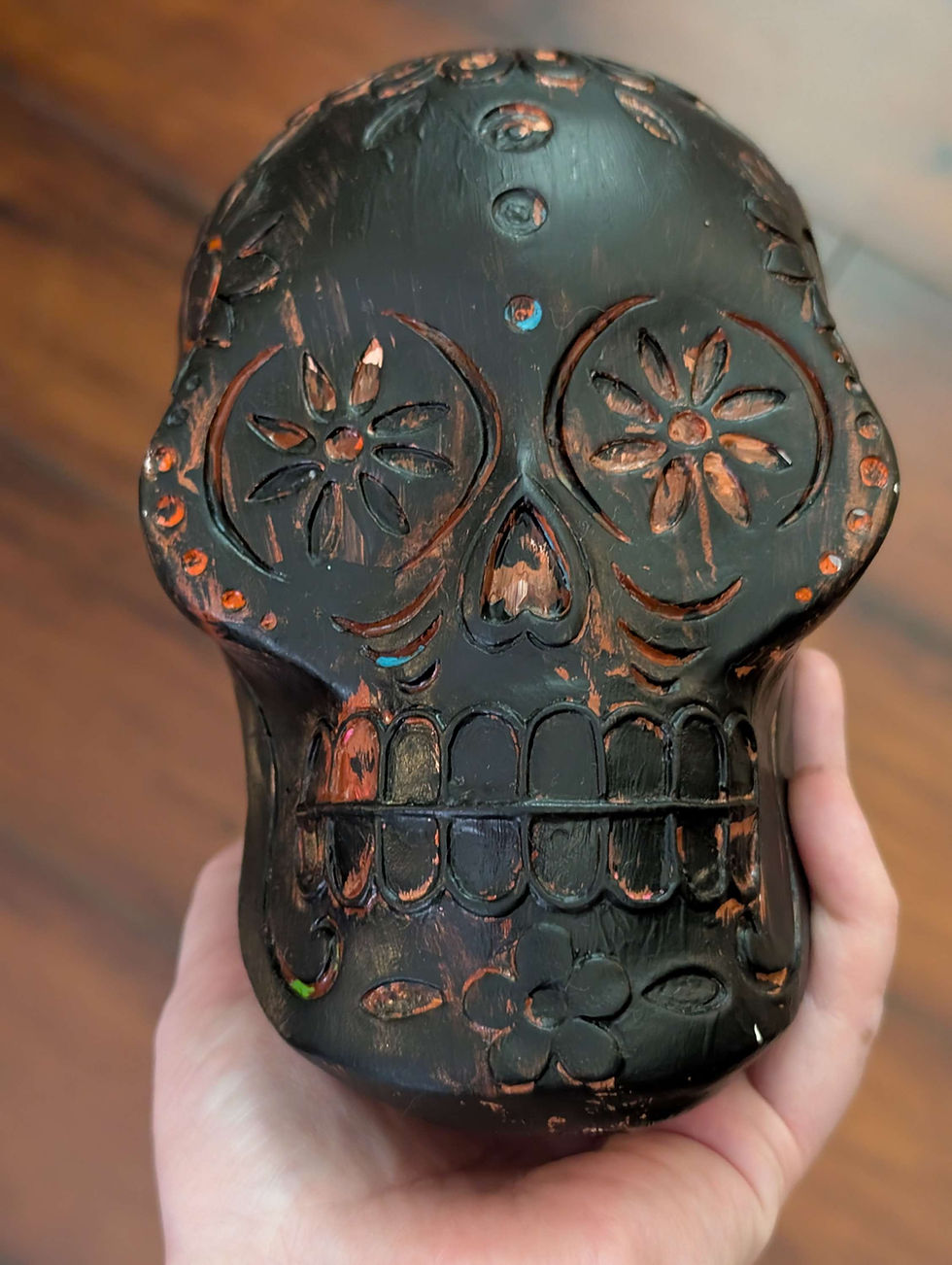 Thumbnail: Skull Centennial hand painted 