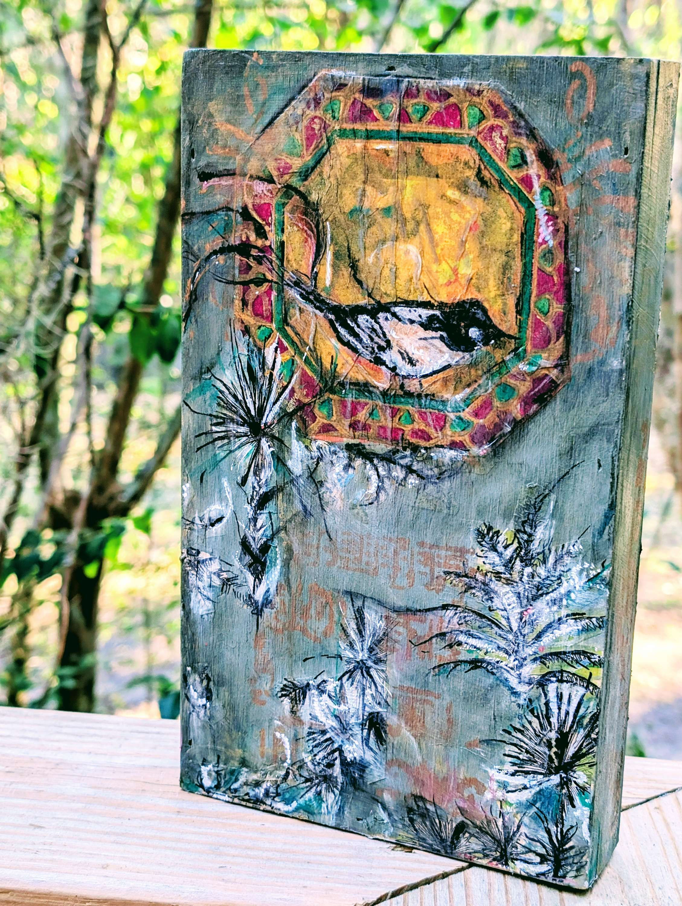 Arriving In Silence Wooden heART decor