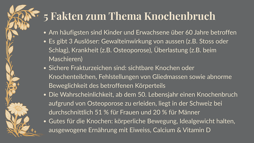 5 Fakten zum Thema Knochenbruch