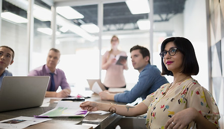 reunião de negócios