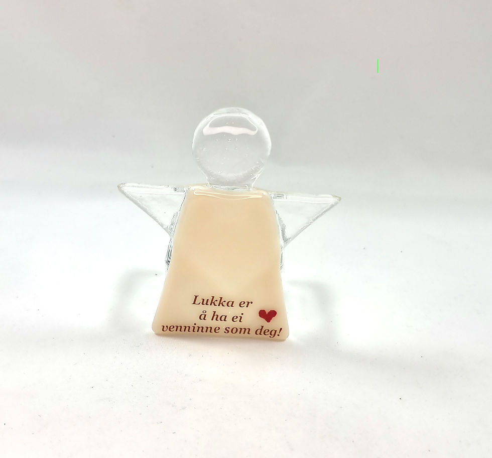 Thumbnail: Engel m/tekst og telys