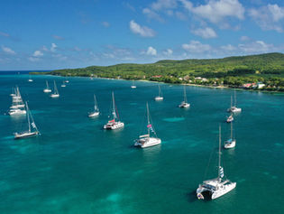 TOUTE LA FLOTTE DE LA TRANSAT RALLYE DES ILES DU SOLEIL EN BAIE DE SAINT-LOUIS !