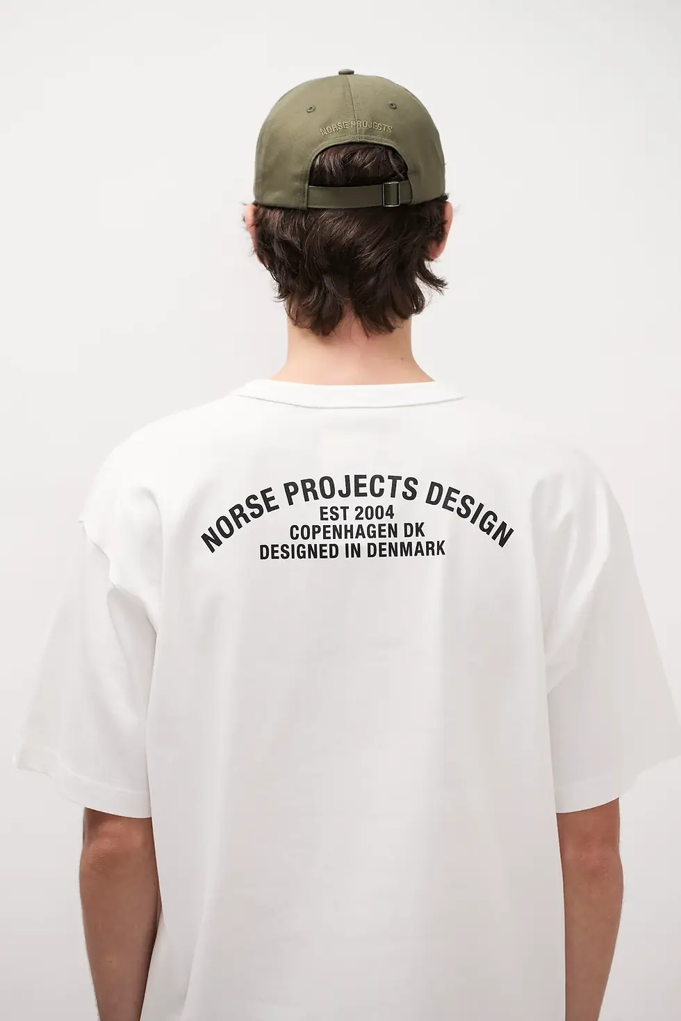 Thumbnail: Snekkersten Organic Arch Print T-Shirt In White