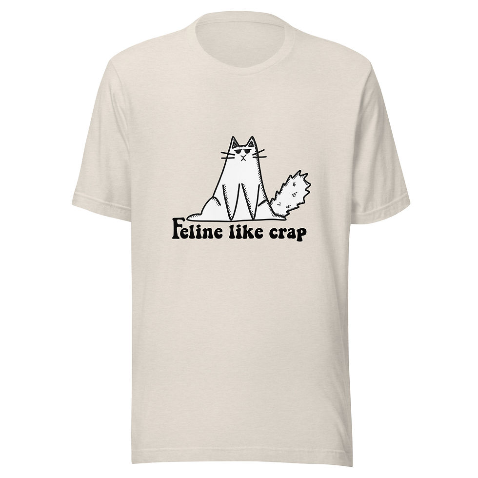 Thumbnail: Feline Like Crap | Unisex t-shirt