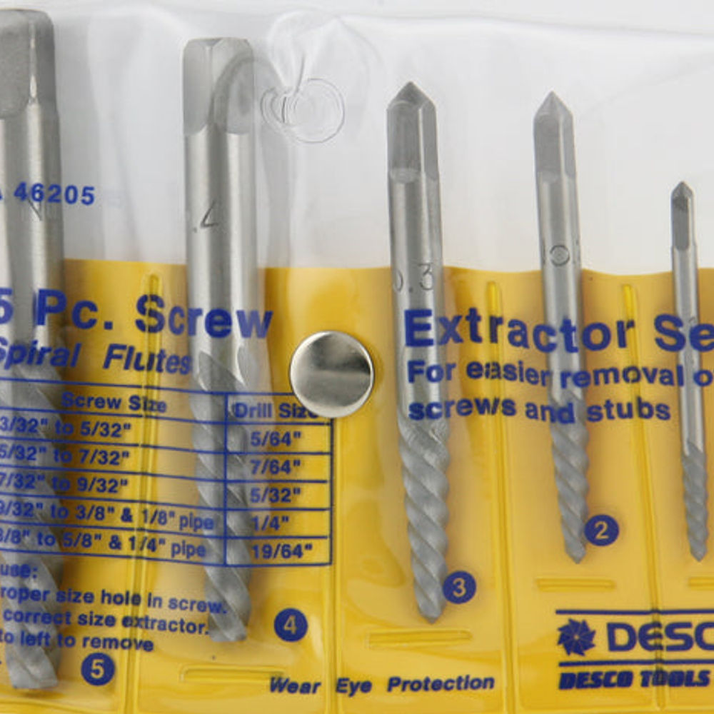 Screw Extractor Set 6pcs