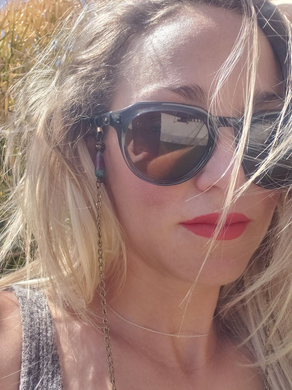 Thumbnail: Ruby Rain Bronze Sunglass Eye Glass Chain