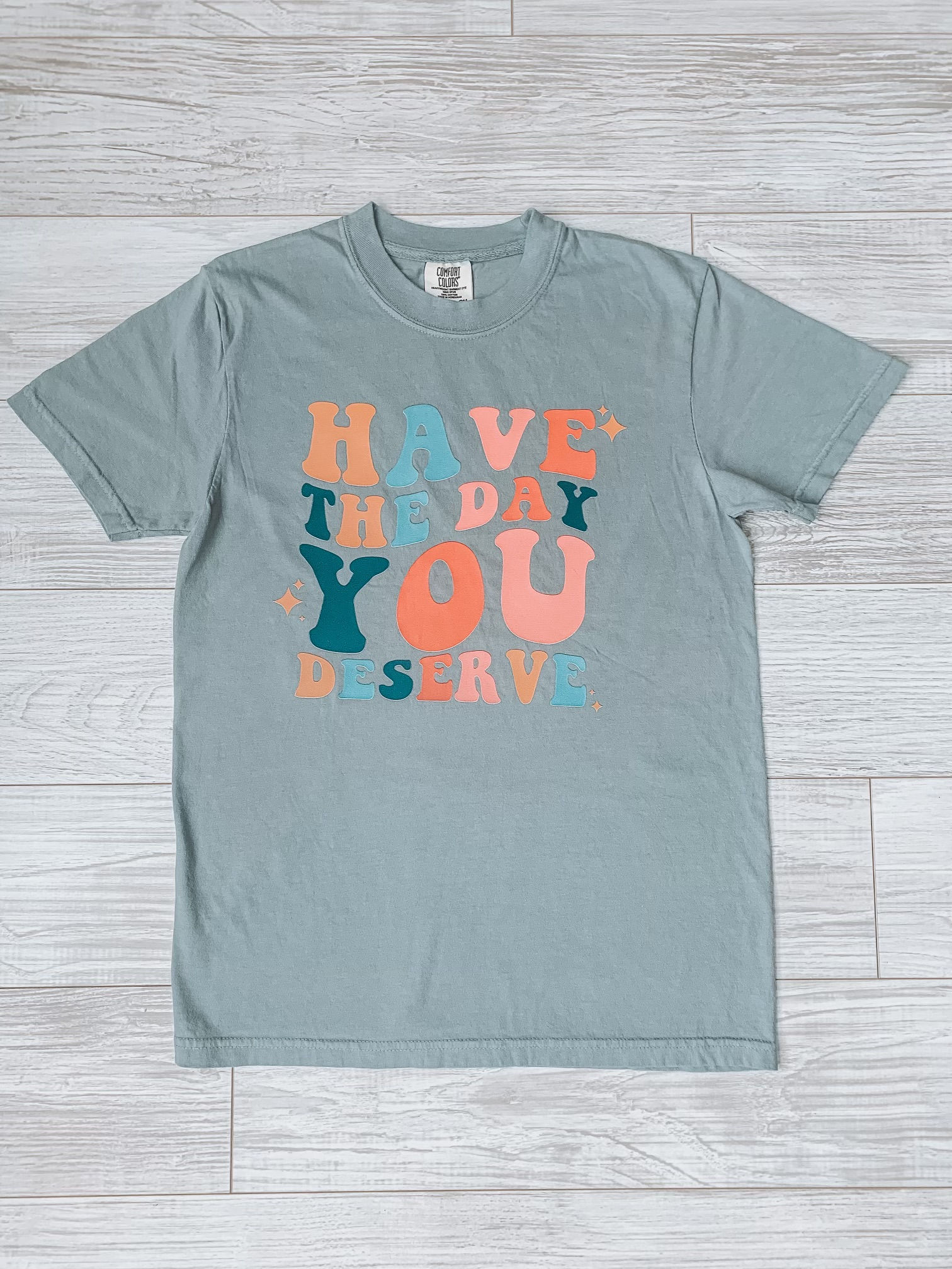 Adult Have the Day You Deserve Tee