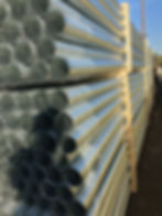 pallets of tubing