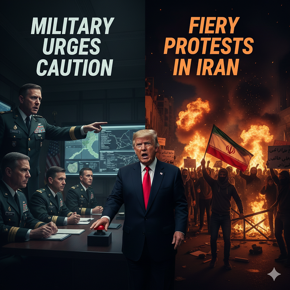 US Military Urges Trump: More Time Needed Before Iran Strikes Amid Fiery Protests | The GPM