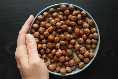 Müsli Schoko Balls aus Erbse und Reis