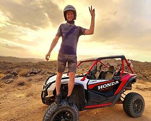 Gentelman on a Desert ATV tour in Phoenix Arizona