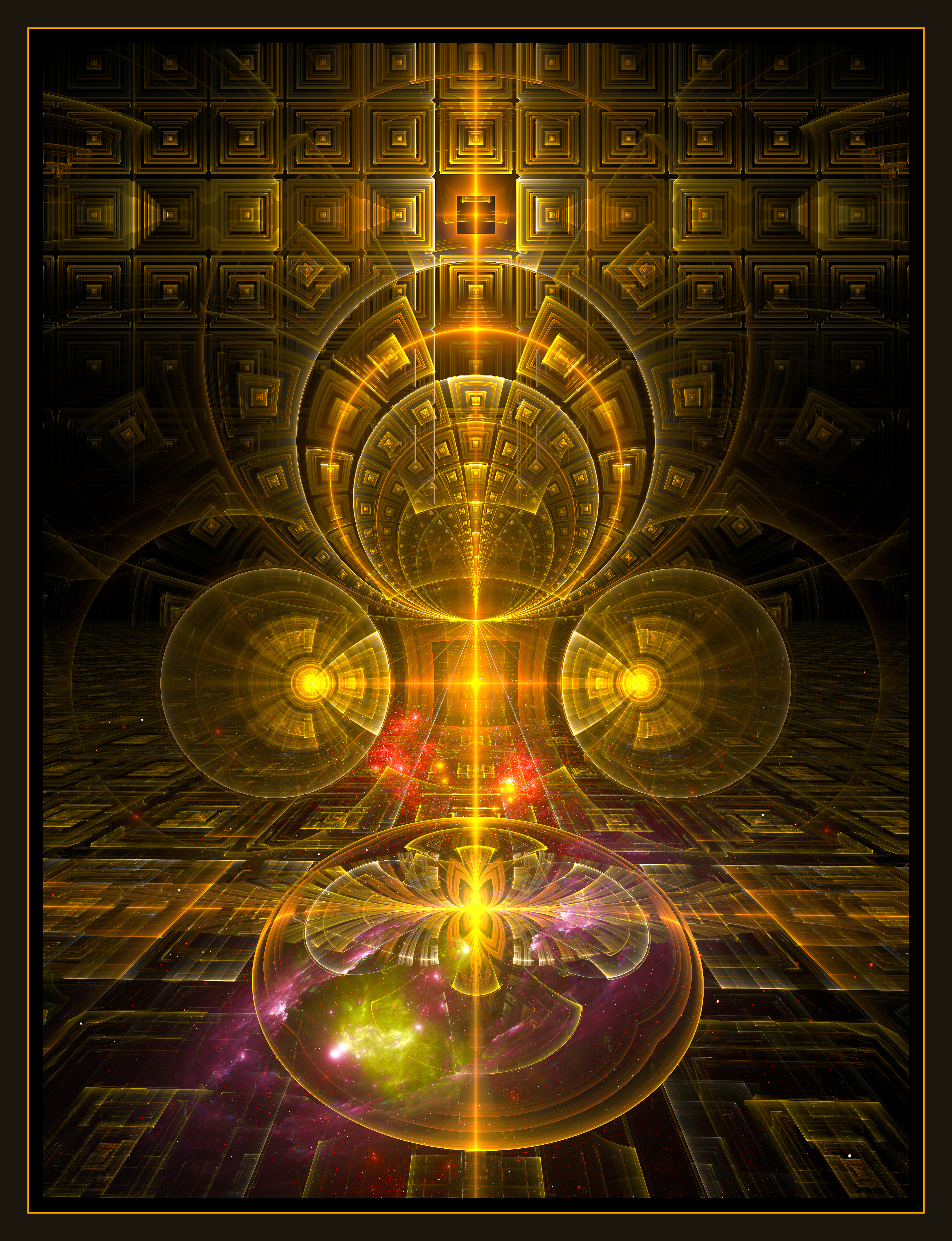 Entrance to Golden Cathedral