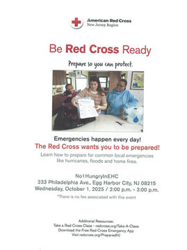 Come join us and learn how to be prepared-October 1, 2025