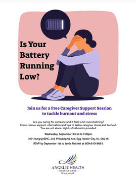 Angelic Health Caregiver Support Session-Wednesday, Sept 3, 2025