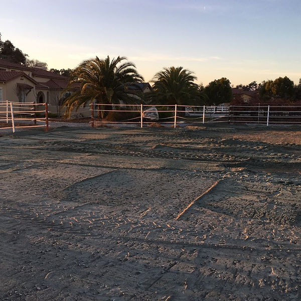 Ecoraster installation progress