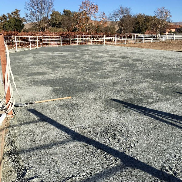 Ecoraster installation progress