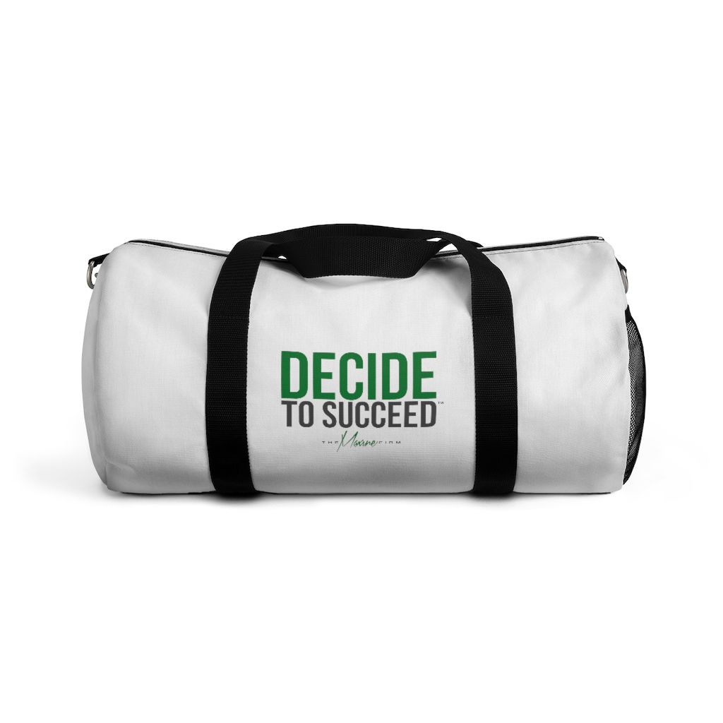 Decide to Succeed Duffel Bag