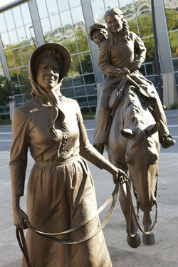 Phase II Mother leading the horse