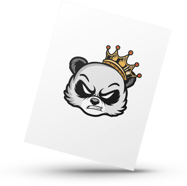 Panda w/ Crown Head
