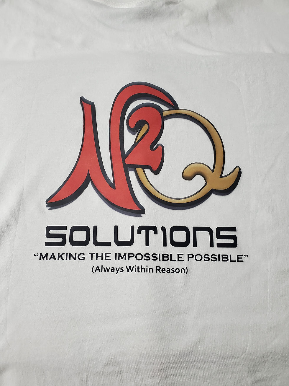 N2Q Solution Shirt (Back)