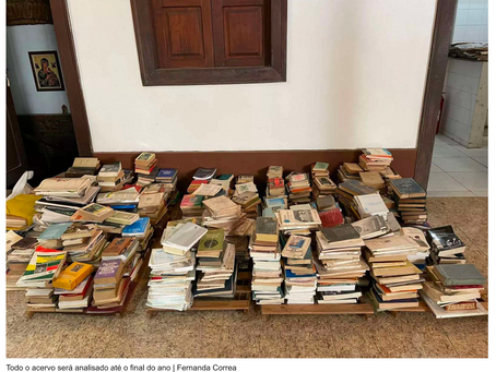 Recuperação da Biblioteca da ABF é notícia em O GLOBO, na coluna do Ancelmo Goés