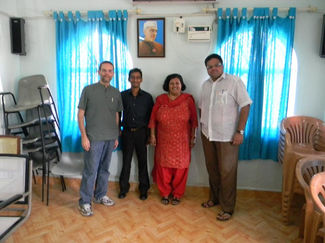 Na universidade de Goa