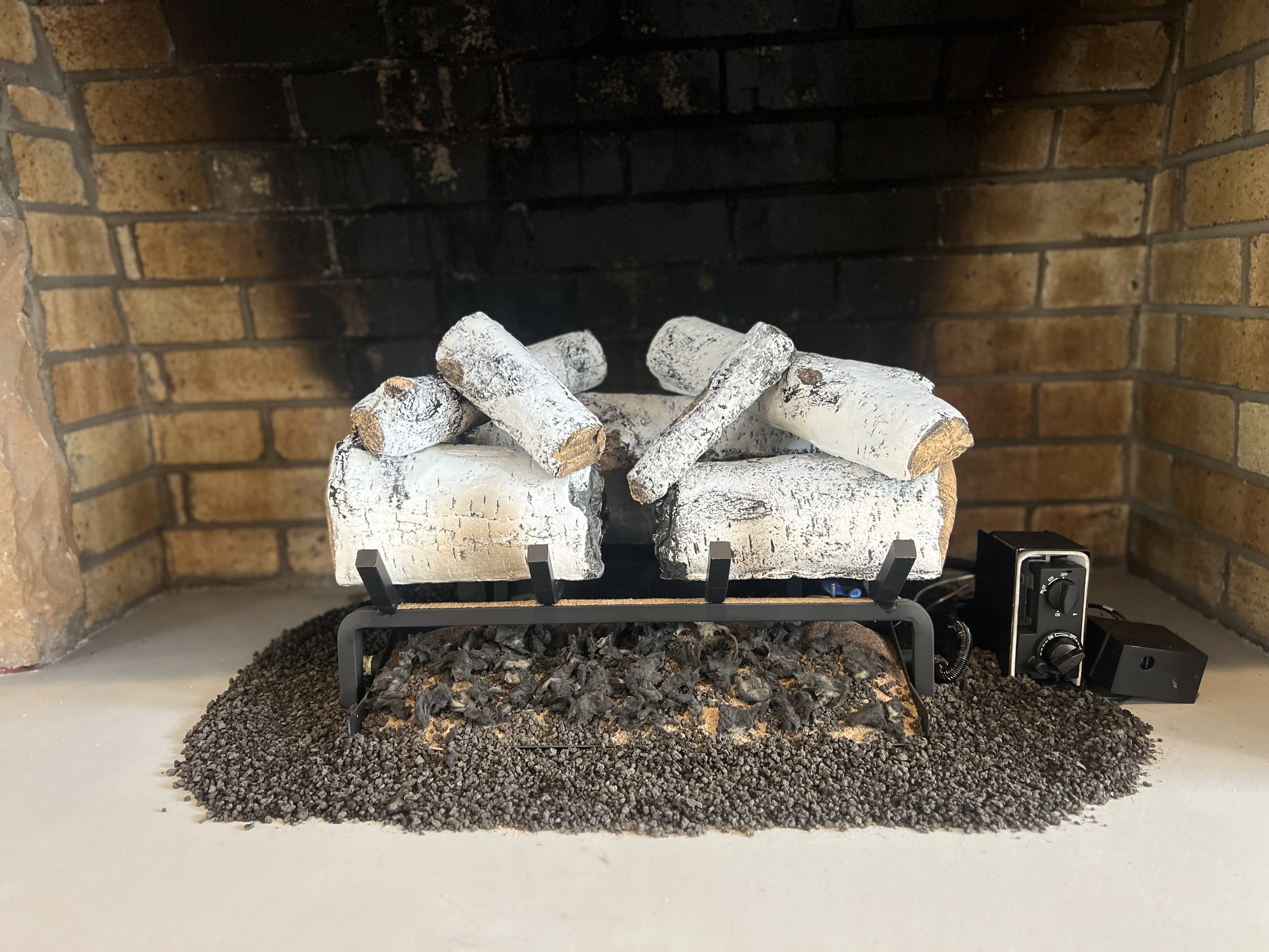 Gas fireplace service