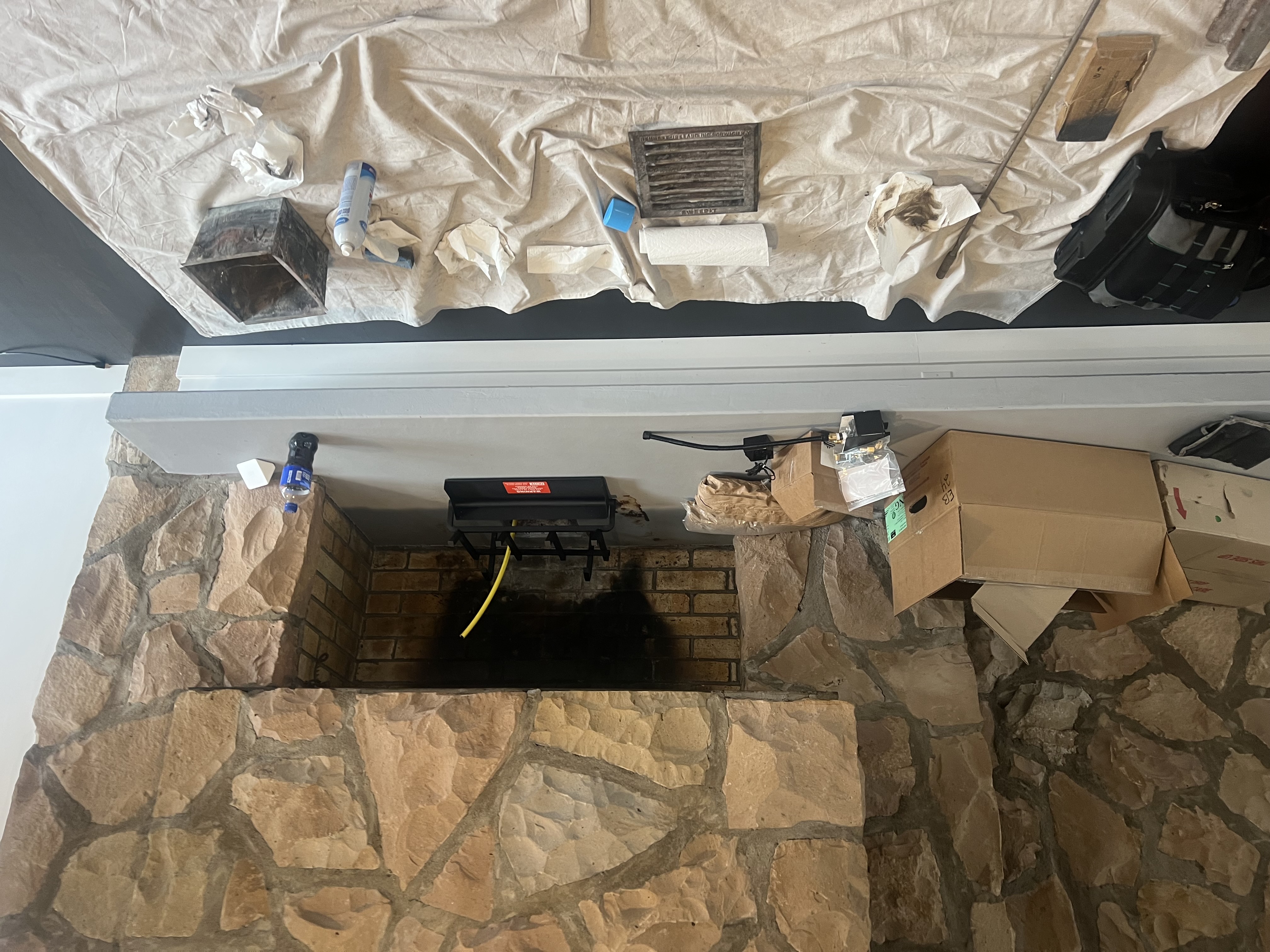 Gas fireplace service