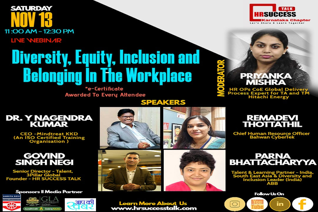 Webinar On Diversity Equity Inclusion And Belonging At Workplace Hr Webinar On Diversity Equity Inclusion And Belonging At Workplace Hr