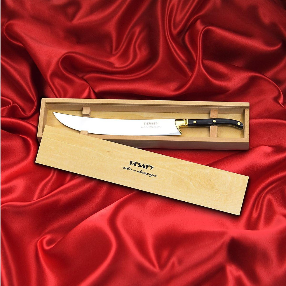 Thumbnail: Champagne Saber With Wooden Box