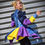 Thumbnail: Colorblock Boho hipster denim jacket