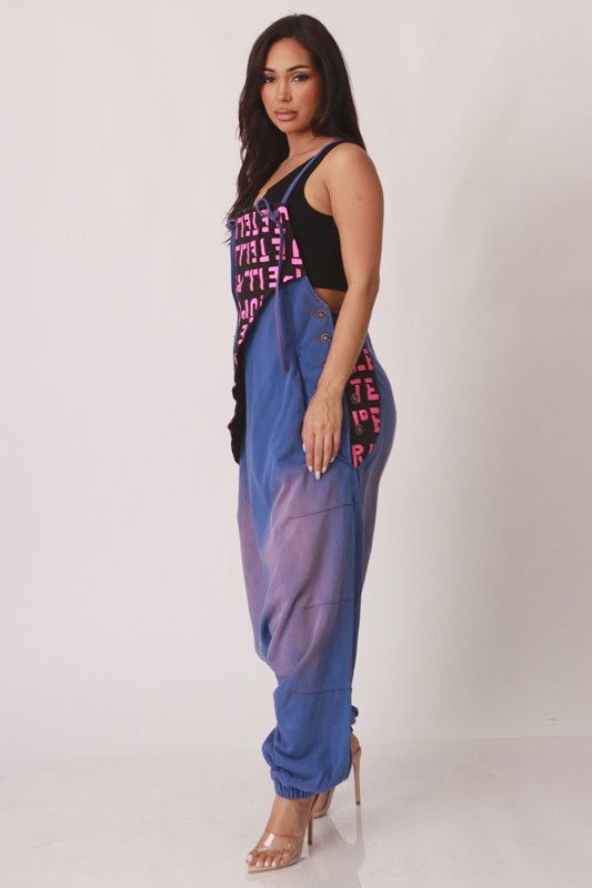 Thumbnail: Patchwork Baggy Overalls