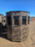 Thumbnail: Round- 7' x 7' Steel Mossy Oak Camo w/Carpet