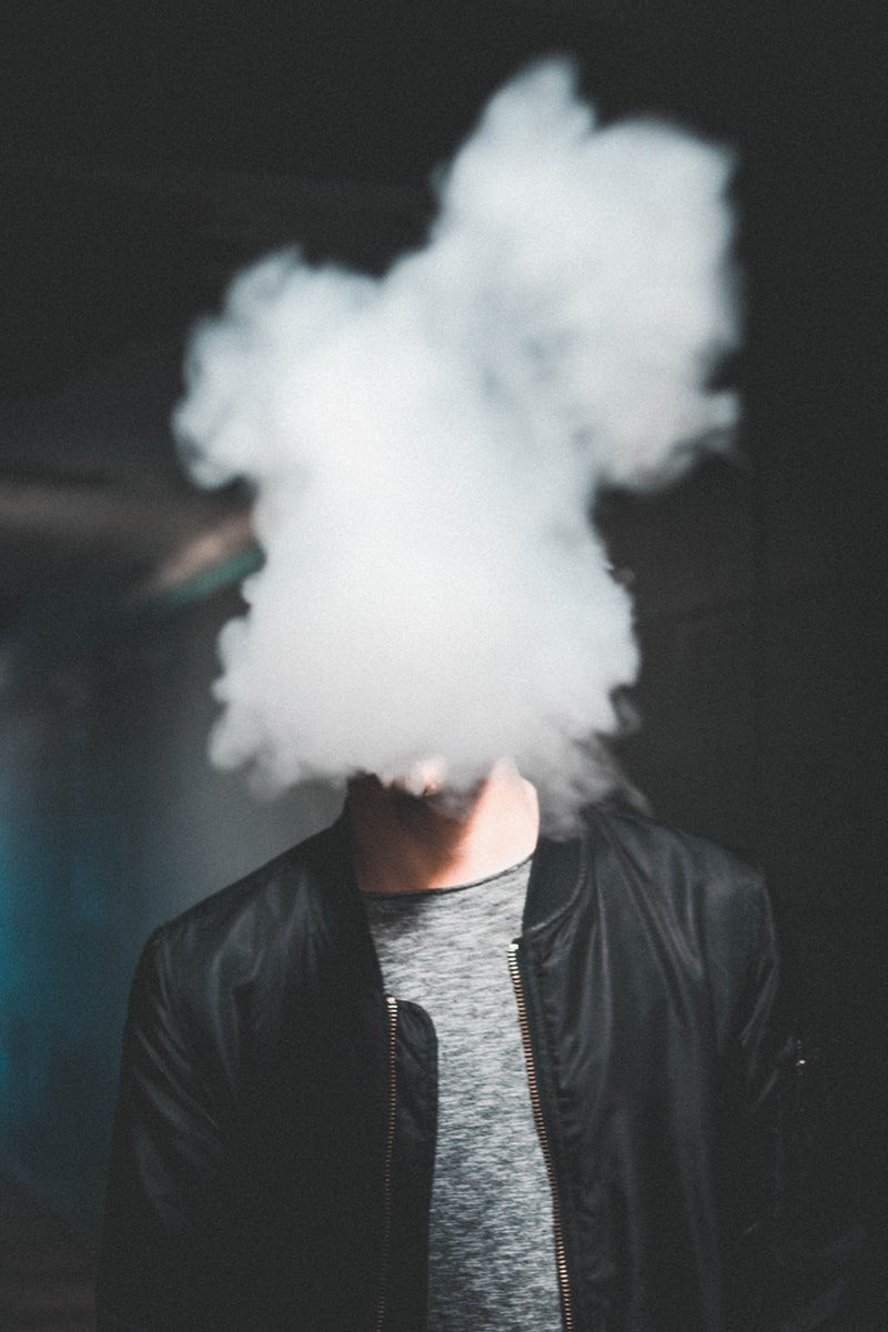 smoking person