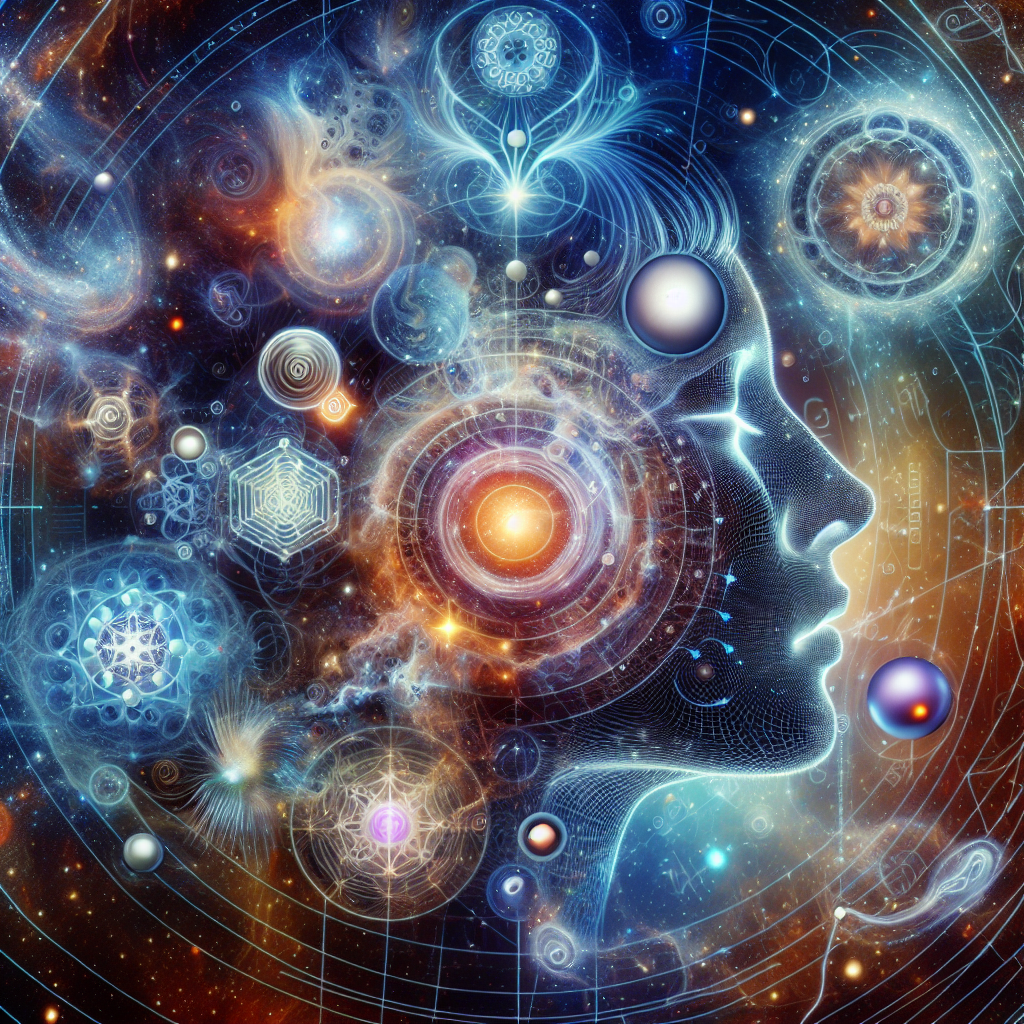 Mujer meditando con energía