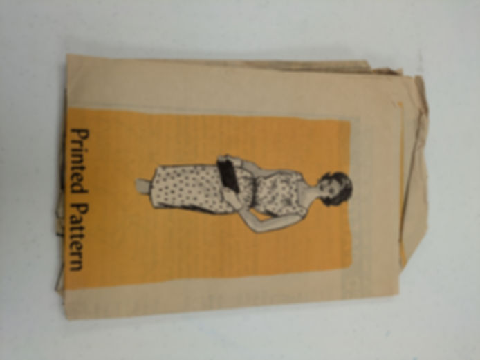 Marian Martin 1960s  Printed Pattern Sewing #4817 Size 14.5 Dress