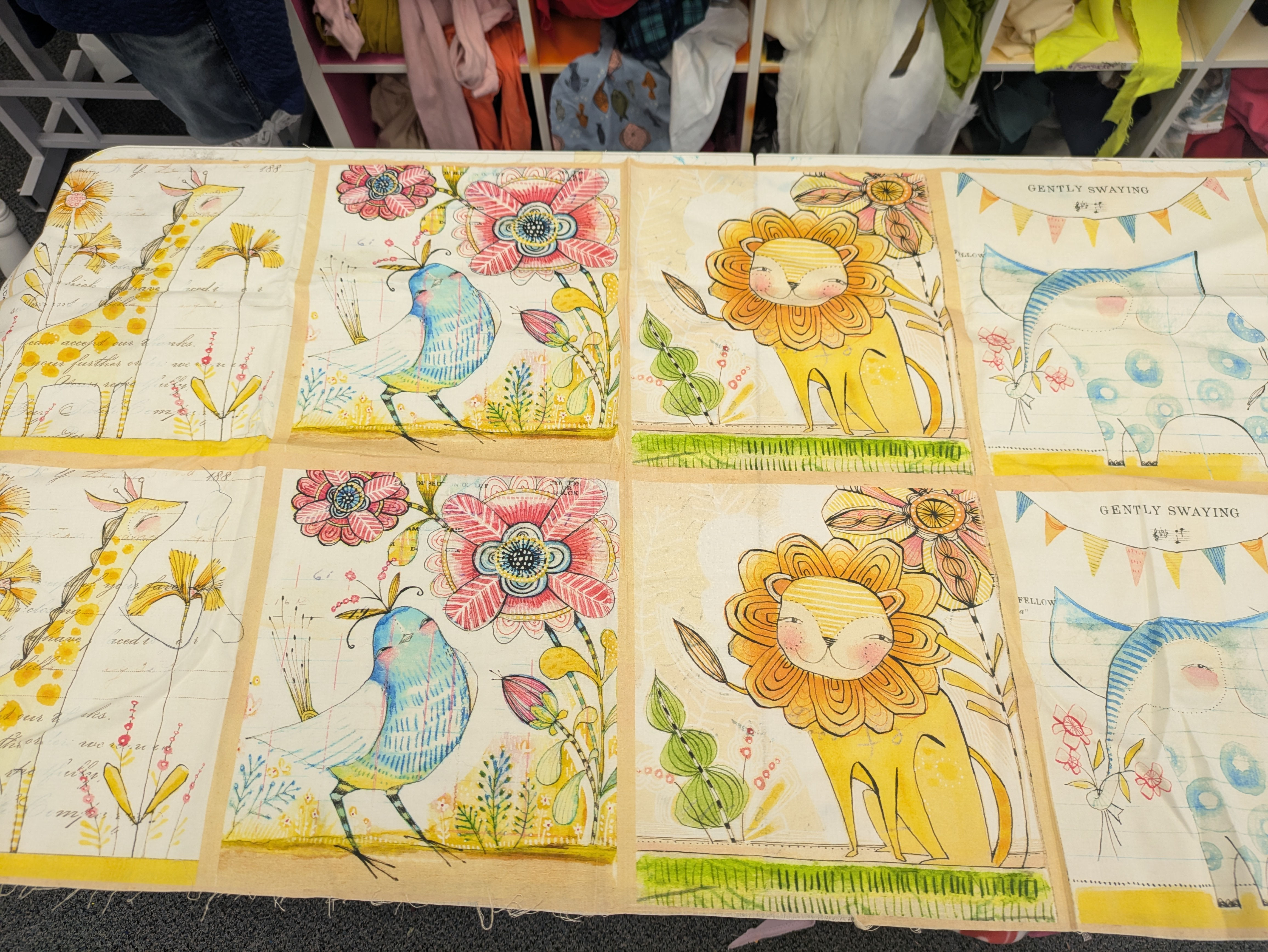 Hello World Quilting Remnant