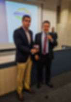 Luiz Cristiano Vallim Monteiro, Diretor do SIMDE e Luiz Teixeira, Presidente da ABIMDE